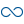 A simple blue infinity symbol.
